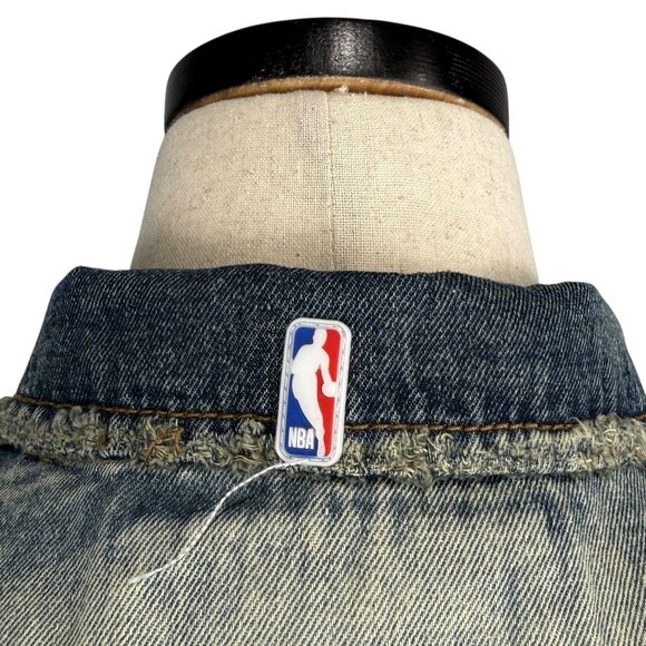 Cleveland Cavaliers UNK NBA Heritage America Denim Vest XL - Picture 14 of 16